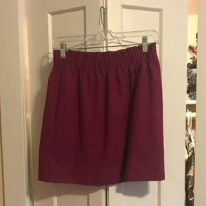 Fuschia J Crew Skirt - Pockets & Elastic band!